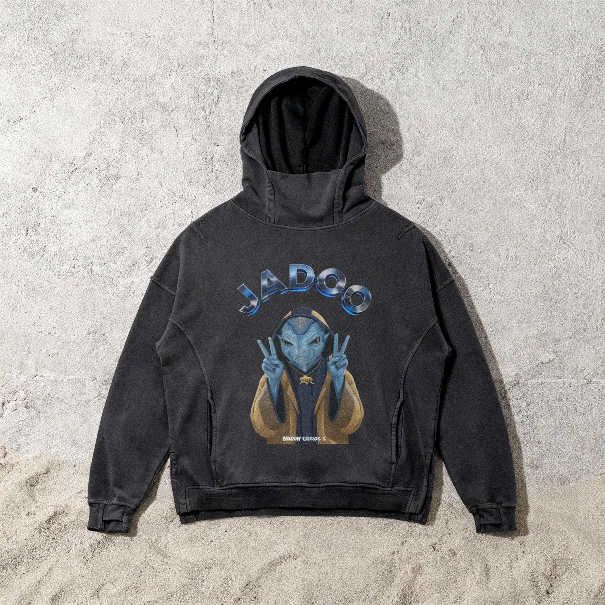 Jadoo posing for picture