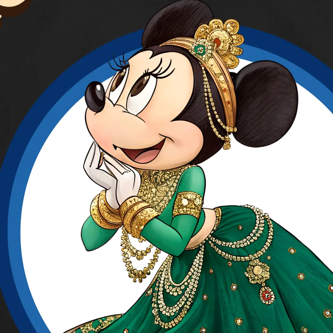 Munni Mouse Green Classic Tshirt