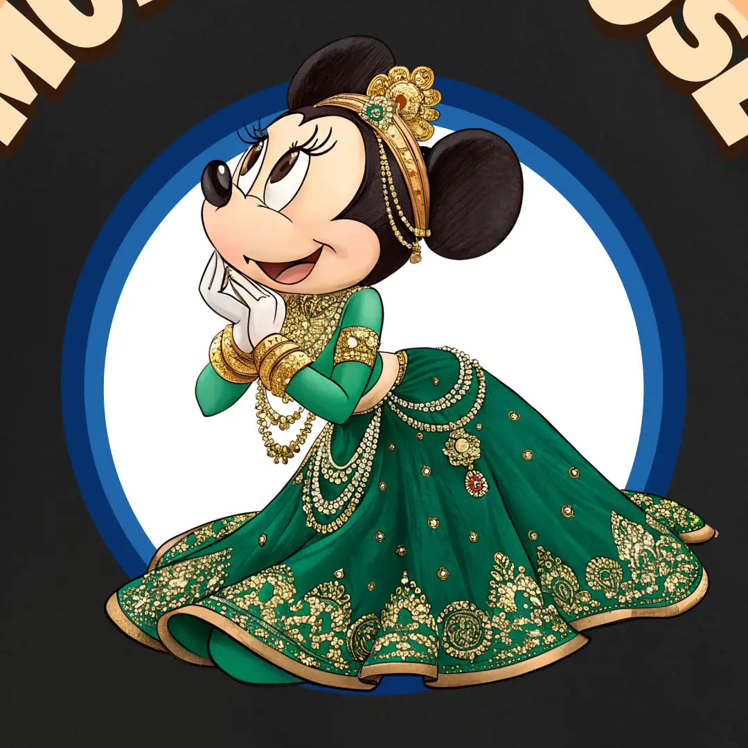Munni Mouse Green Classic Tshirt