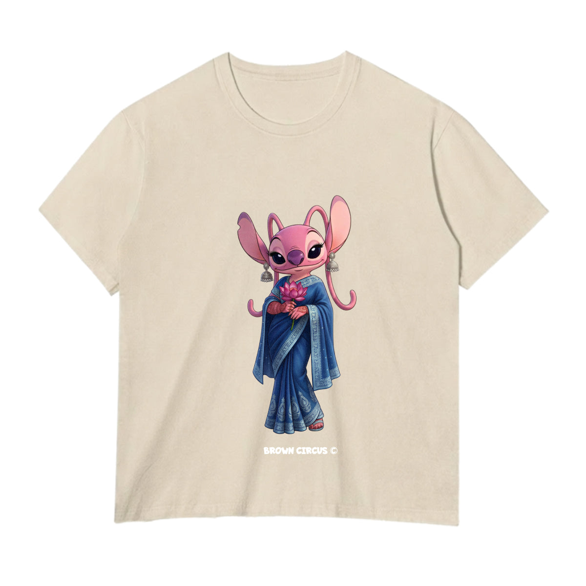 Blue Saree Desi Stitch (Angel)