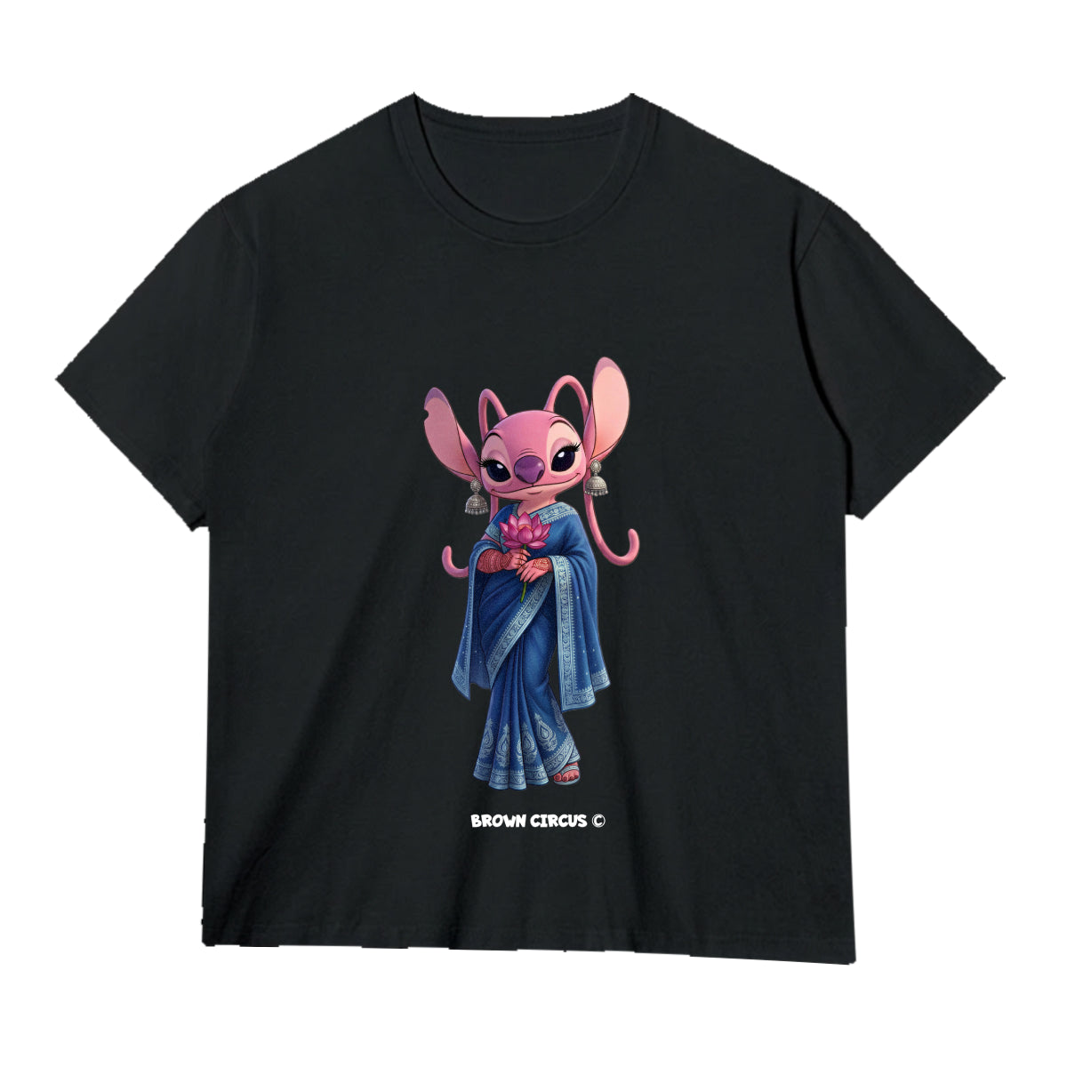 Blue Saree Desi Stitch (Angel)