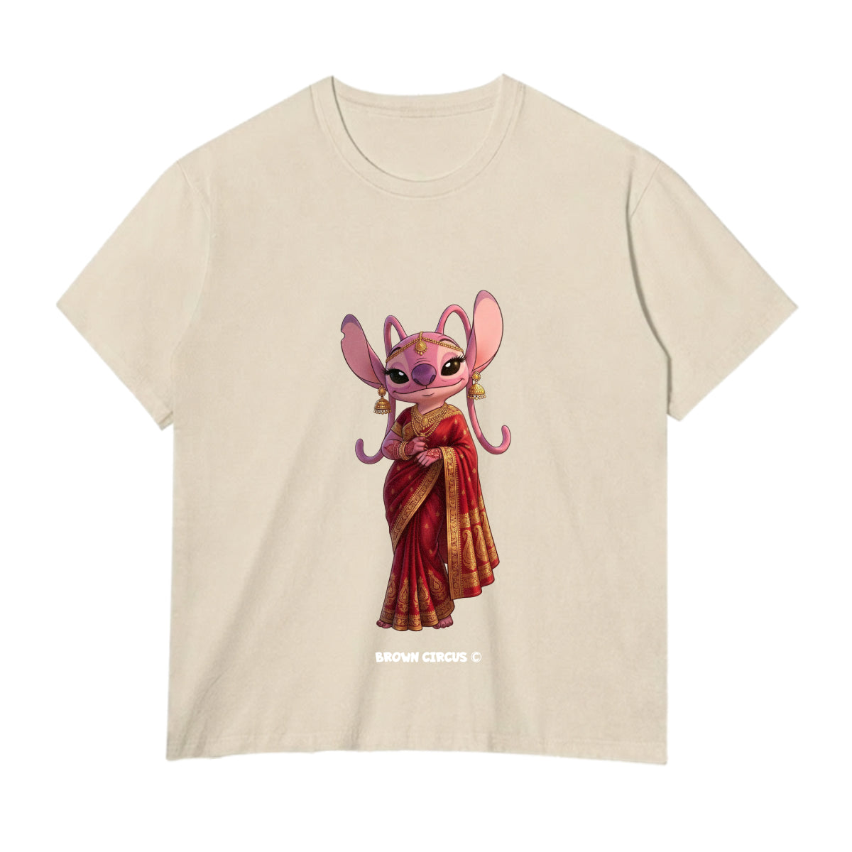 Red Saree Desi Stitch (Angel)