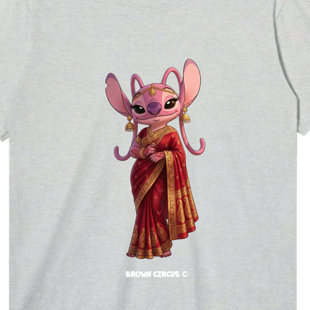 Red Saree Desi Stitch (Angel)