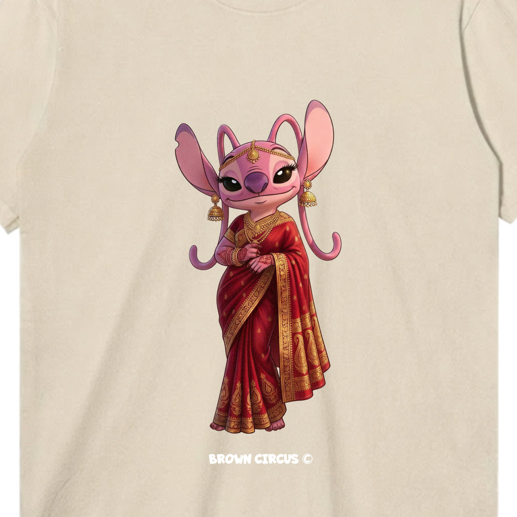 Red Saree Desi Stitch (Angel)