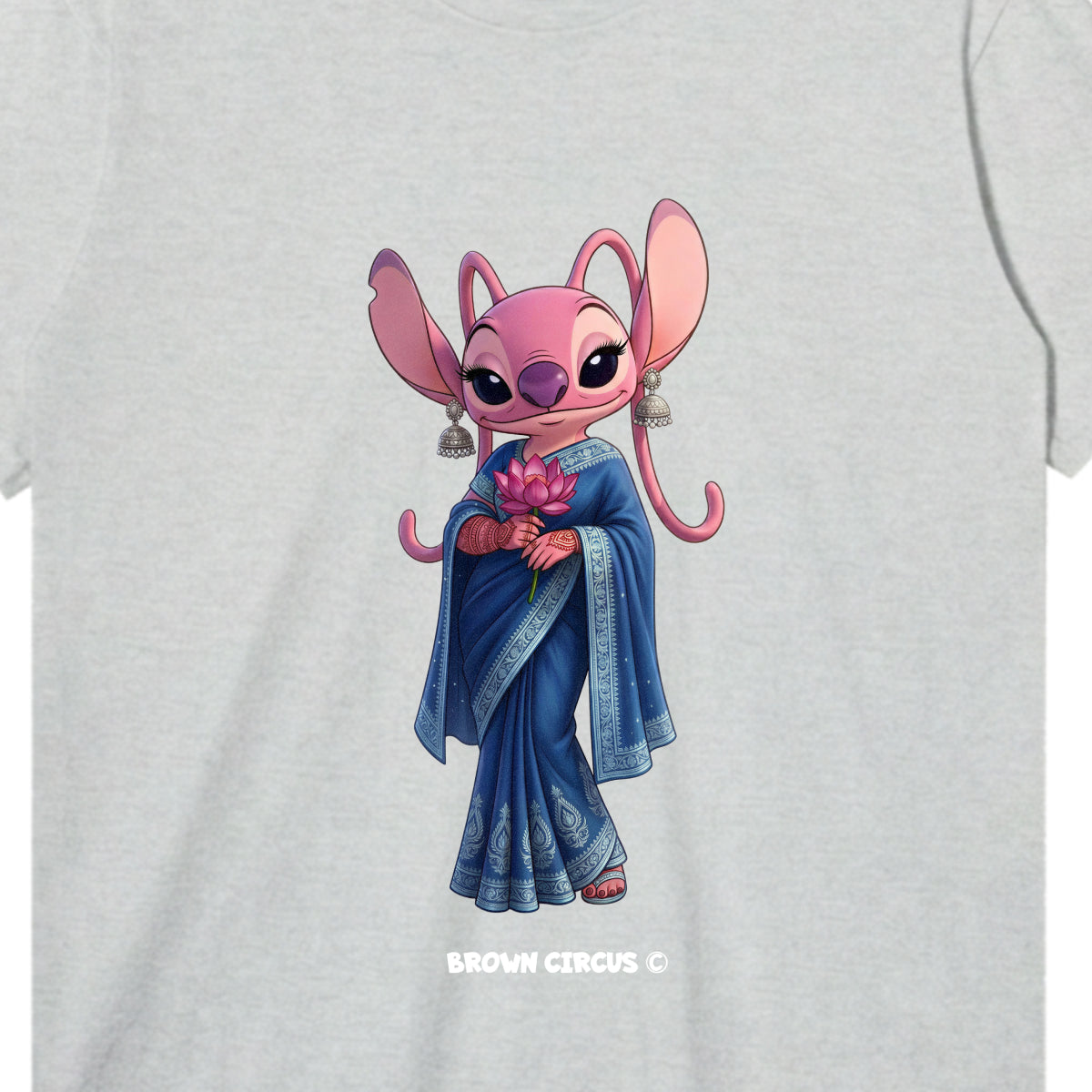 Blue Saree Desi Stitch (Angel)